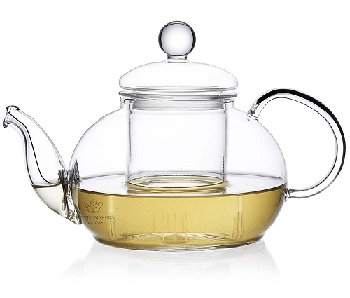 Glass Teapot with Glass Infuser and Coil Filter